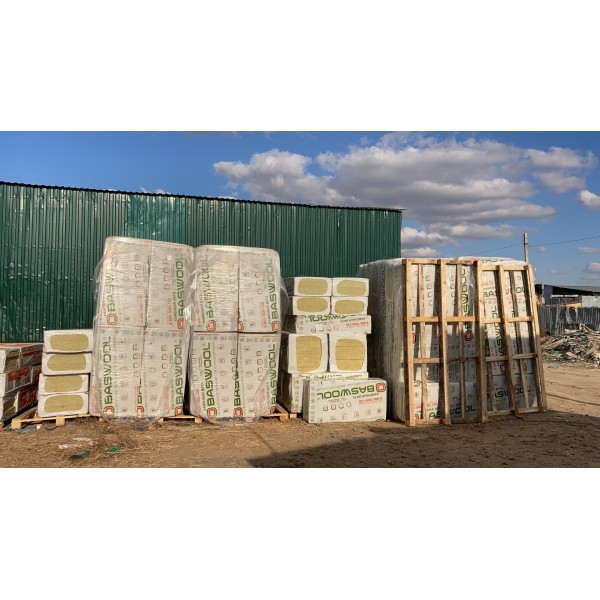 Минеральный утеплитель Baswool каменная вата 1200x600x70 мм
